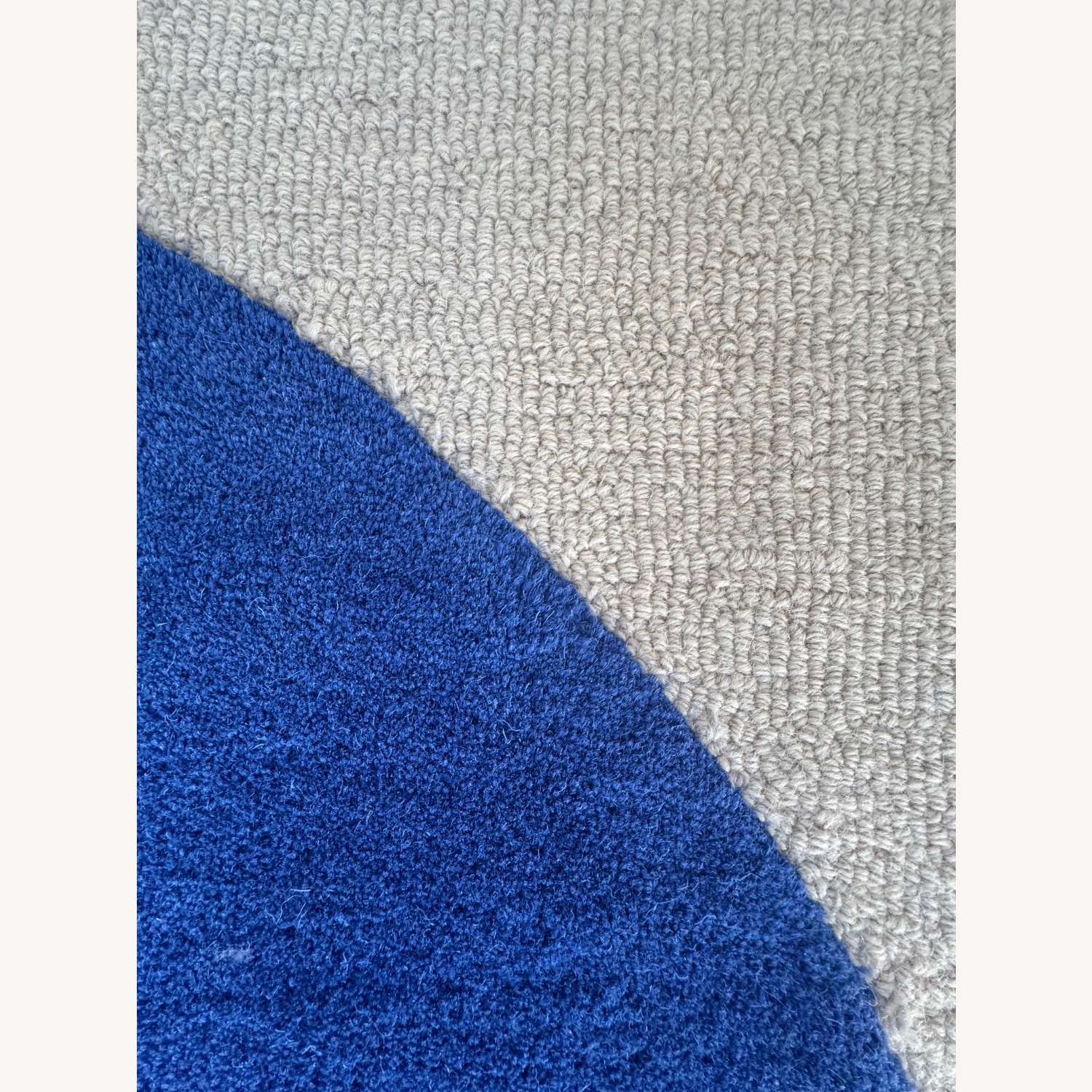 Blue Wool Area Rug 9' x 12' - image-3