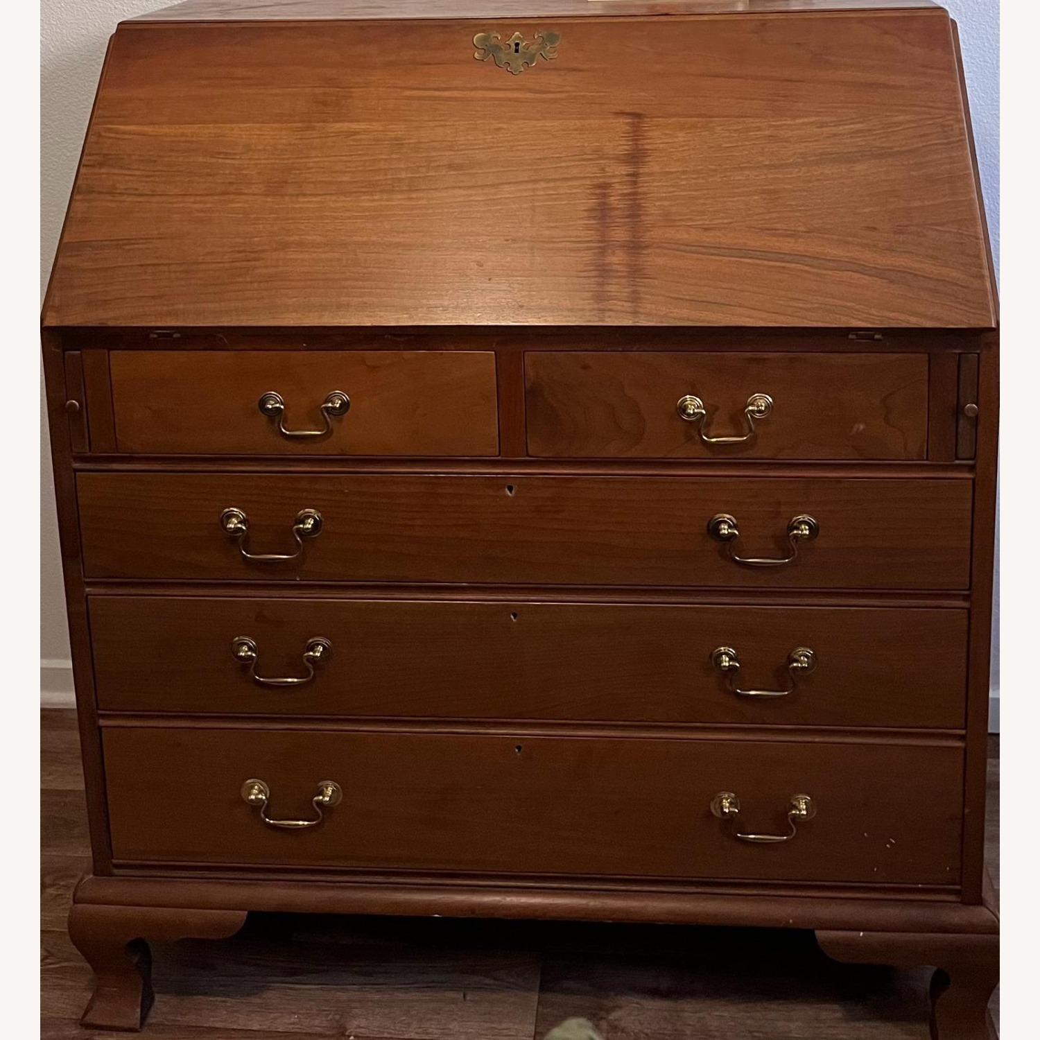 Classic Solid Wood Secretary Desk - image-1