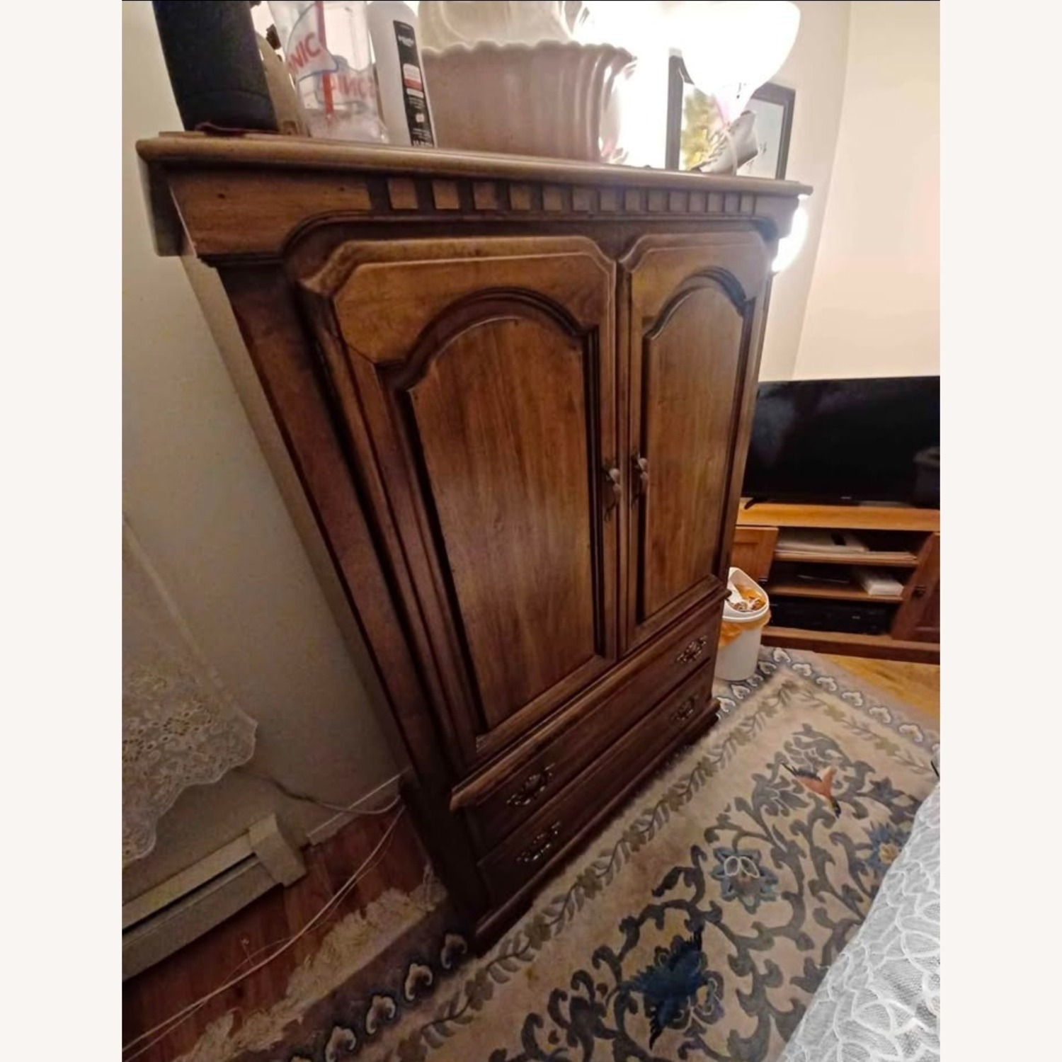 Authentic Wood Armoire  - image-3