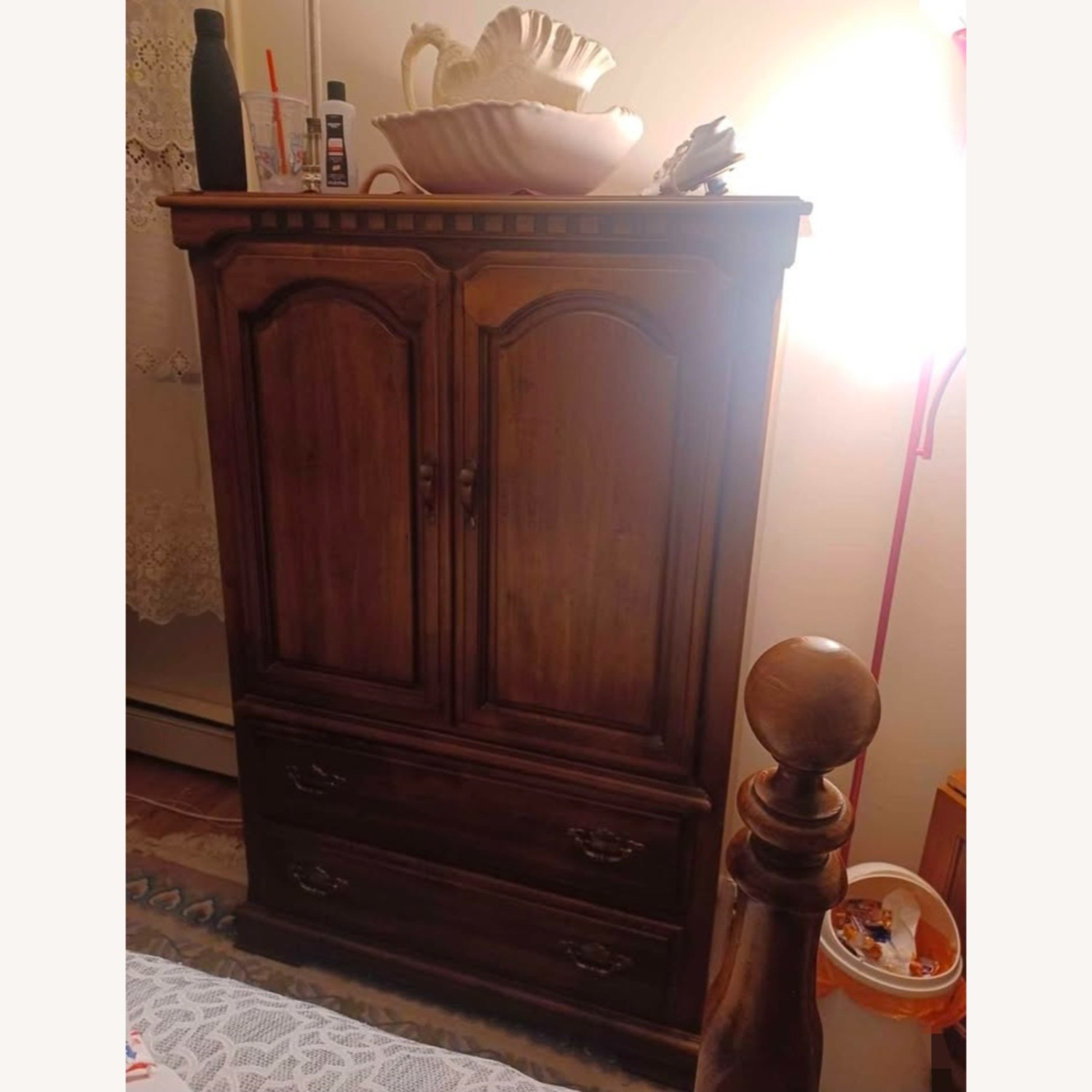 Authentic Wood Armoire  - image-2