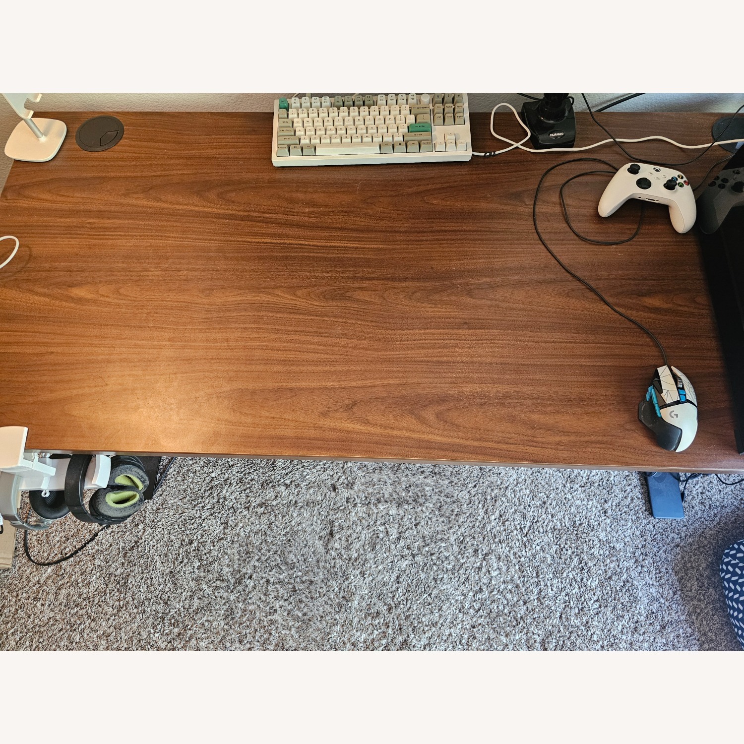 Herman Miller Jarvis Dark Brown Wood Desk - image-5
