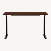 Herman Miller Jarvis Dark Brown Wood Desk