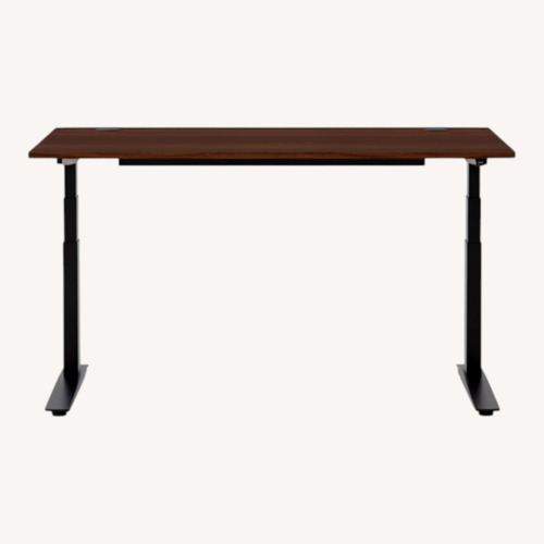 Used Herman Miller Jarvis Dark Brown Wood Desk for sale on AptDeco