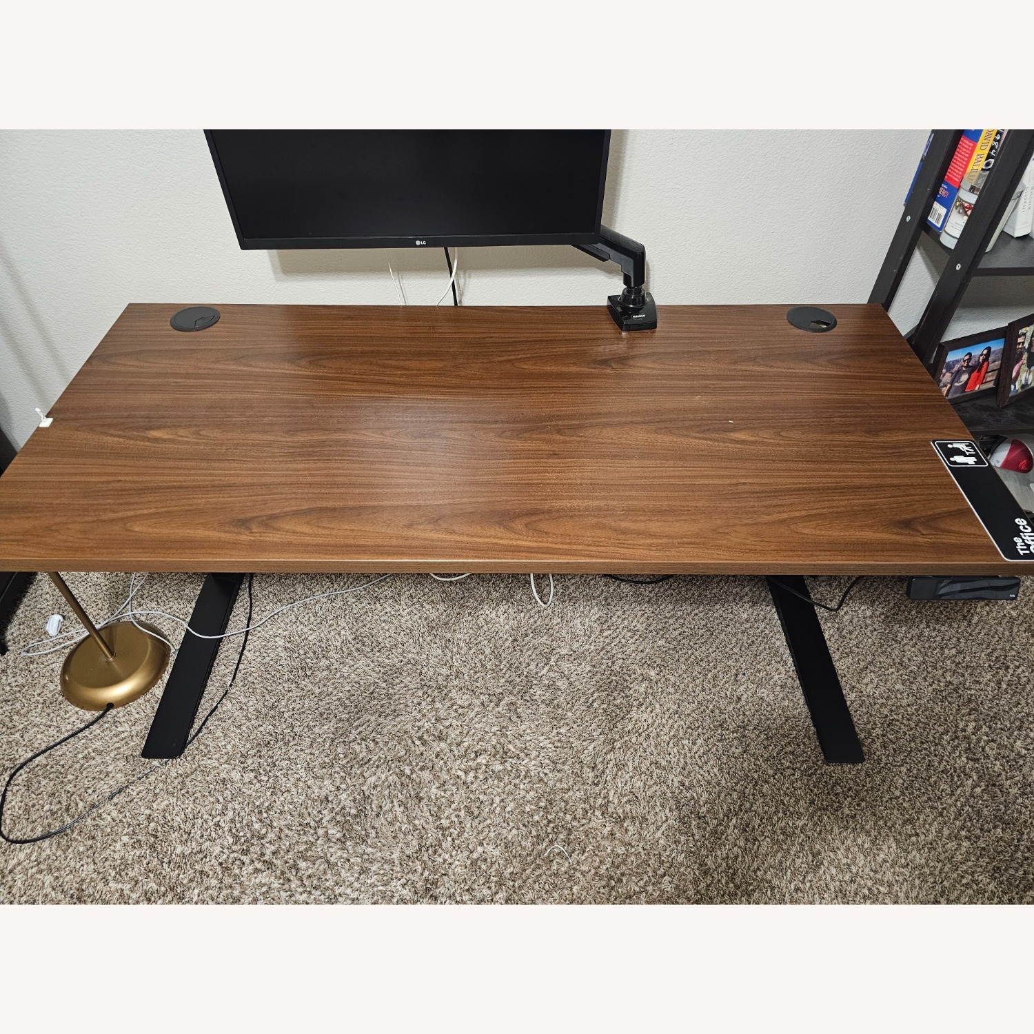 Herman Miller Jarvis Dark Brown Wood Desk - image-4