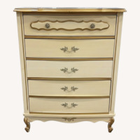 Italianate 70s Vintage 5-Drawer Dresser