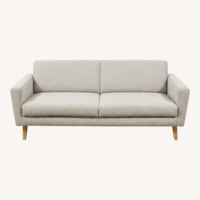 Oliver Sofa Twill Dove Contemporary 2 Seater Sofa