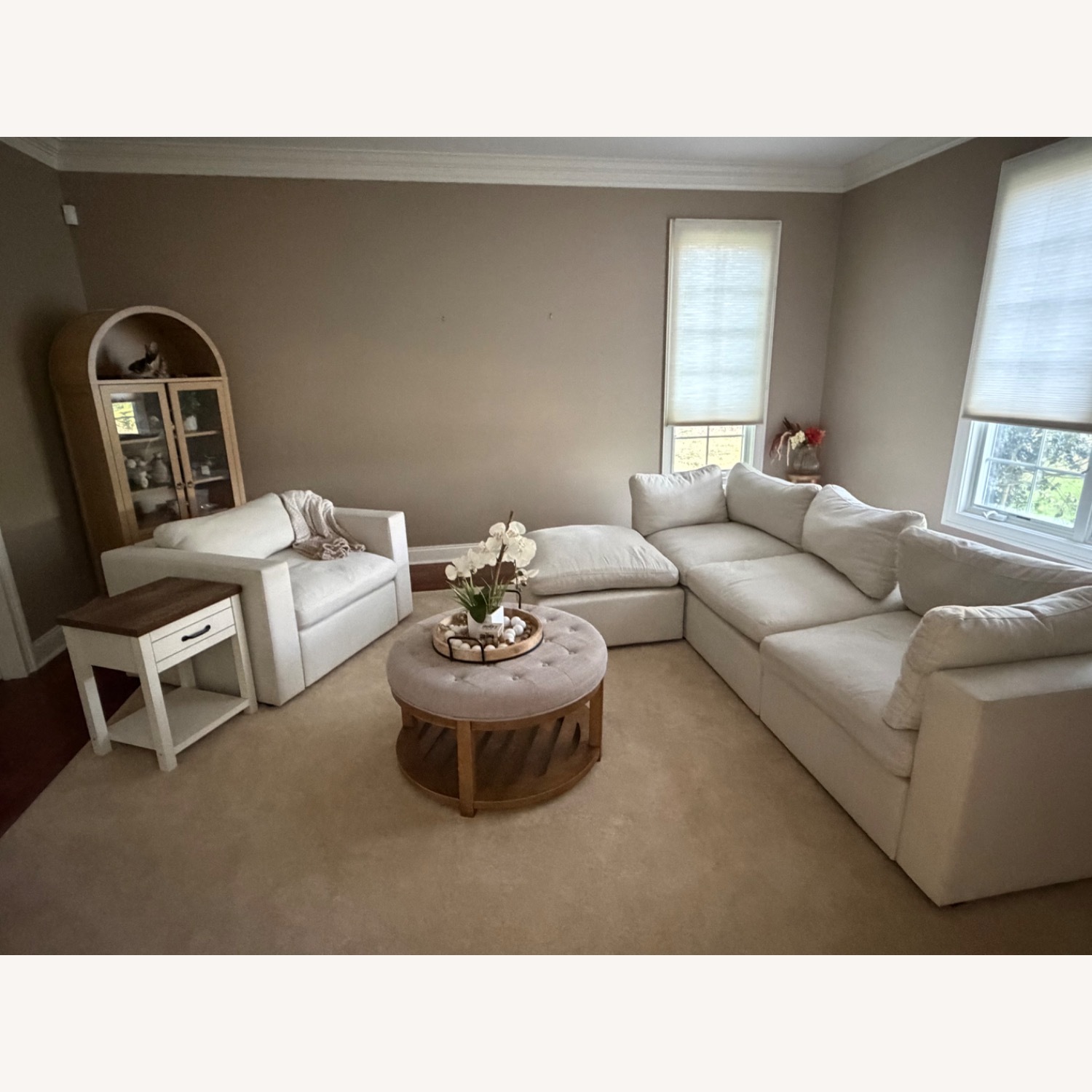 Cozey Ciello Natural 3+ Piece Sectional - image-4