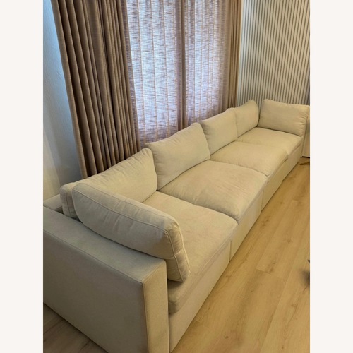 Used Cozey Ciello Natural 3+ Piece Sectional for sale on AptDeco