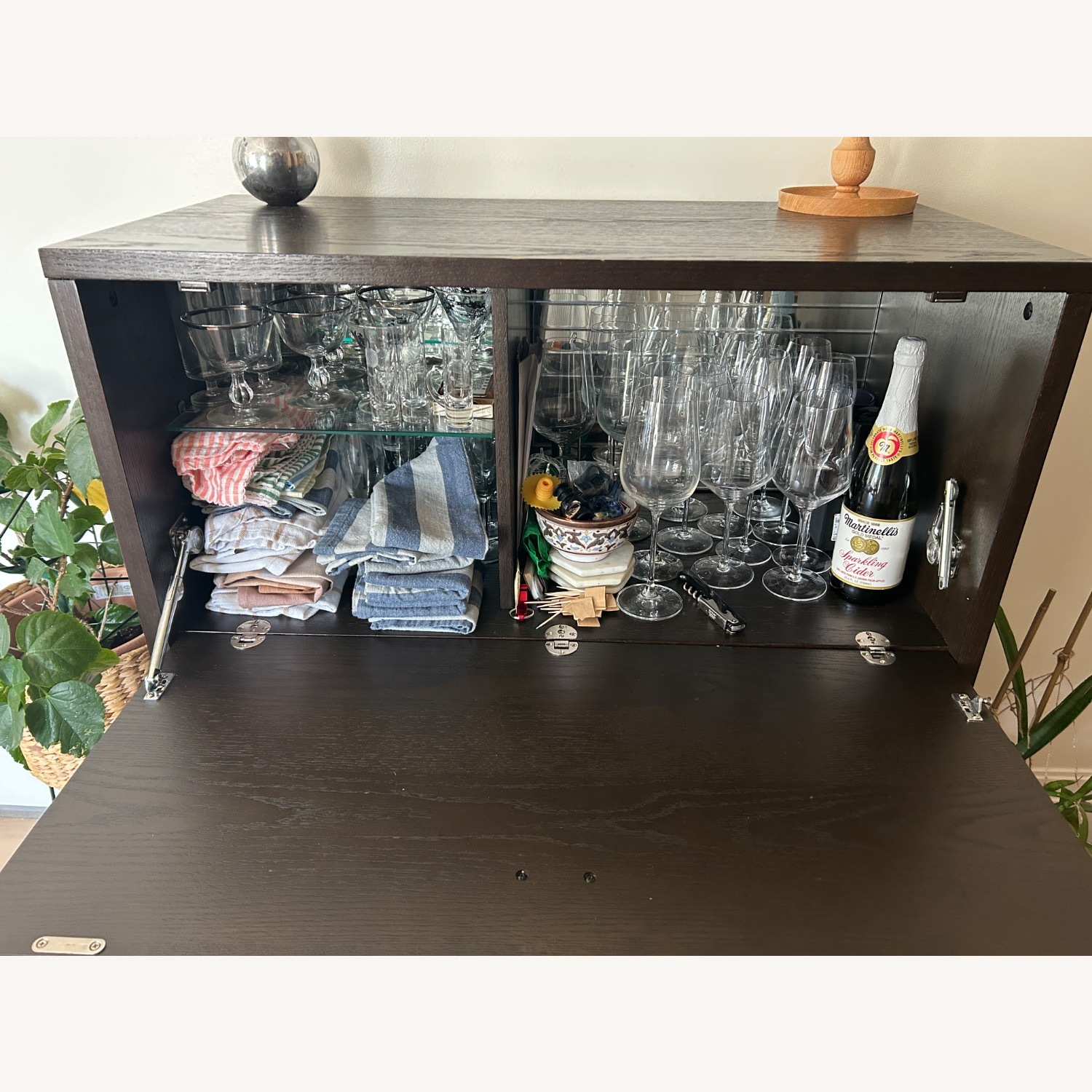 West Elm Bar Mid-Century Bar Cabinet - image-4