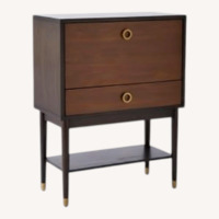 West Elm Bar Mid-Century Bar Cabinet