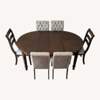 Ashley Furniture Dark Brown Wood Dining Sets