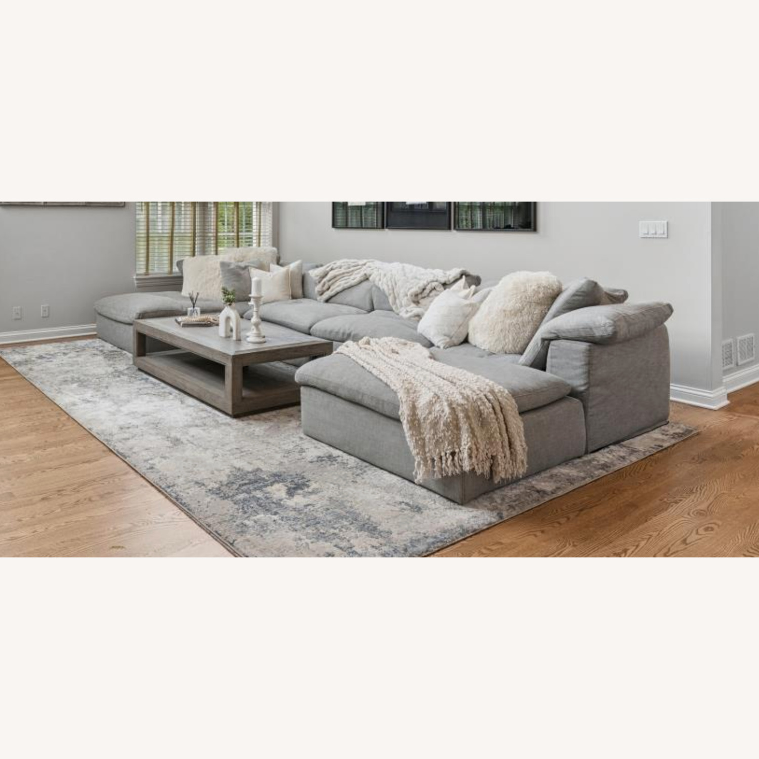 Restoration Hardware Cloud Modular 6-Piece U-Chaise Sectional - image-2