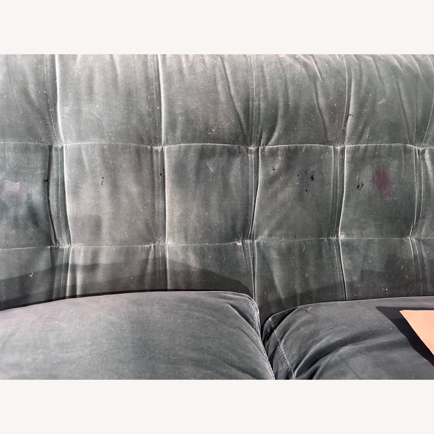 Article Sven Blue Velvet 3+ Seater Sofa - image-4
