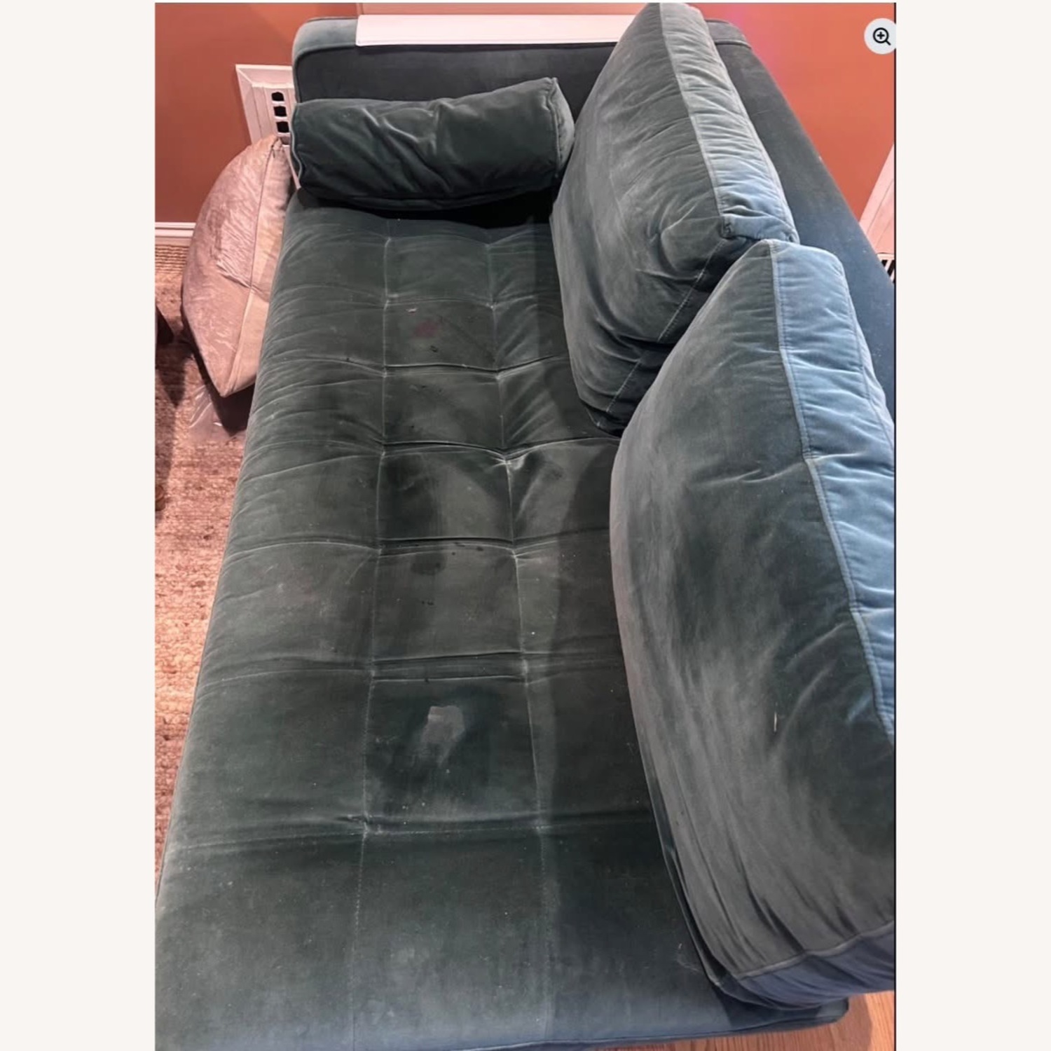 Article Sven Blue Velvet 3+ Seater Sofa - image-2