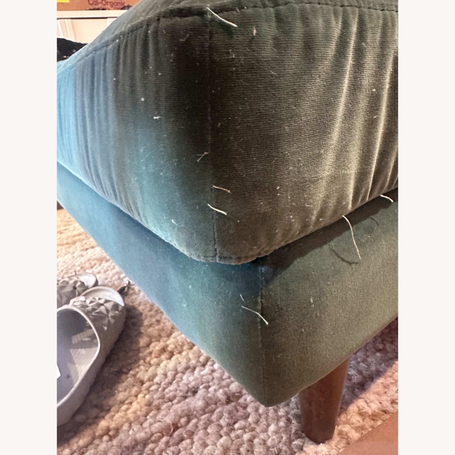 Article Sven Blue Velvet 3+ Seater Sofa - image-6
