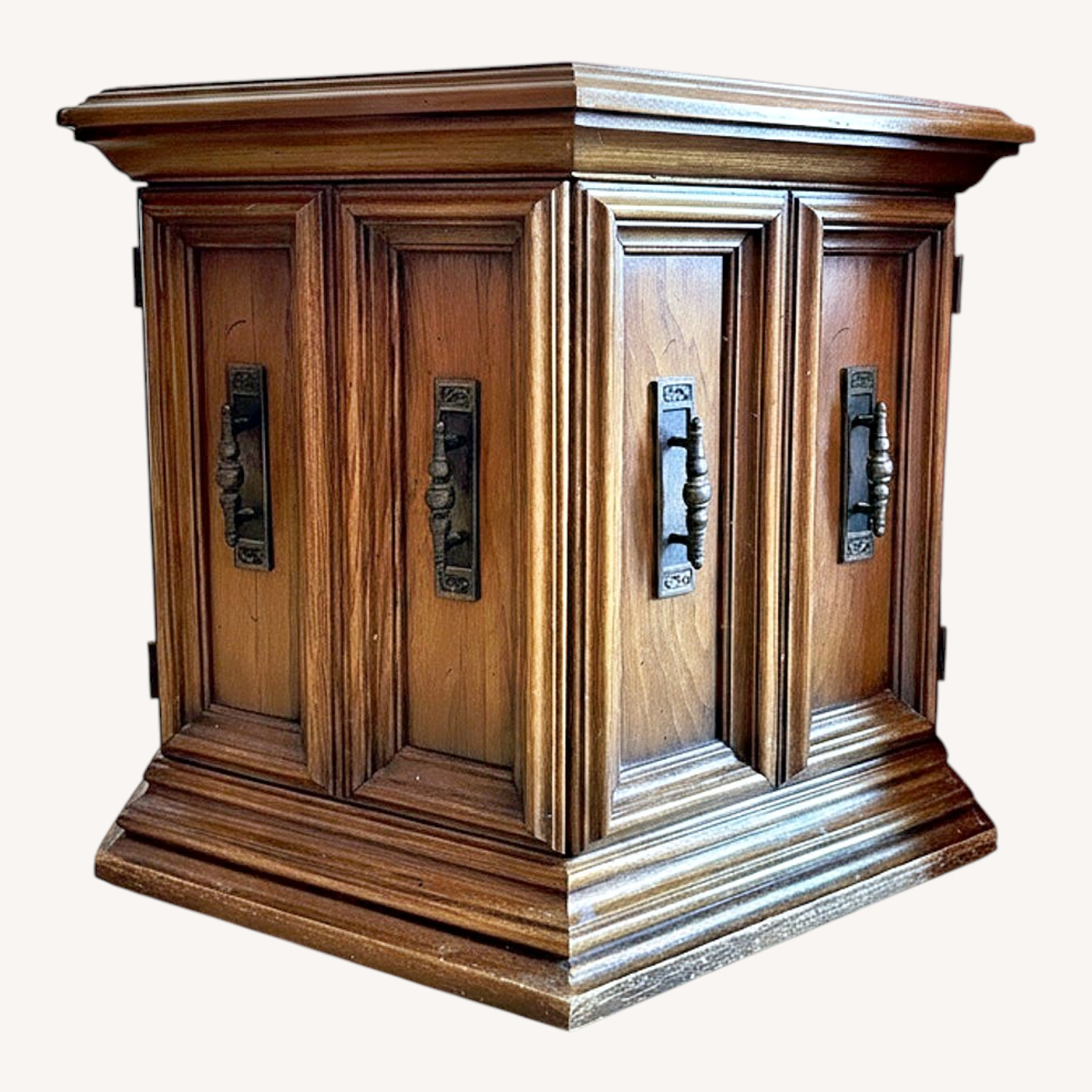 Dark Brown Side Table - image-0