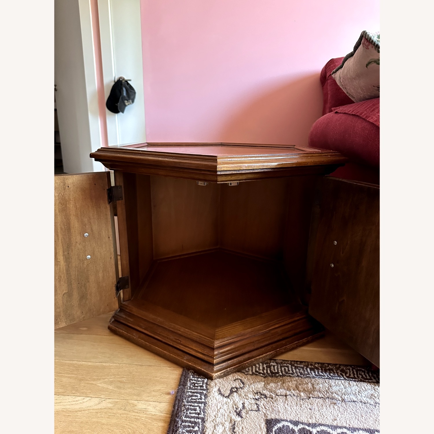 Dark Brown Side Table - image-5