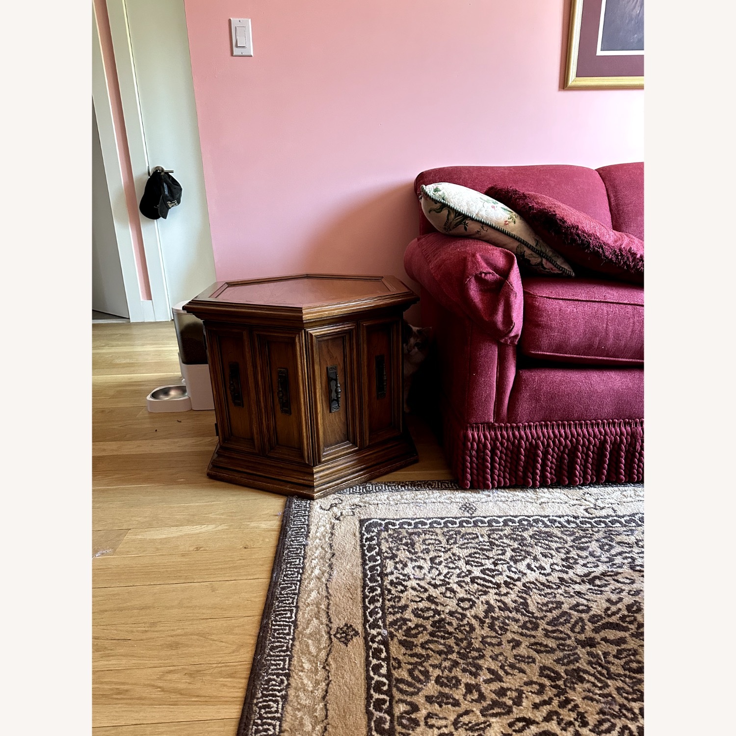 Dark Brown Side Table - image-3