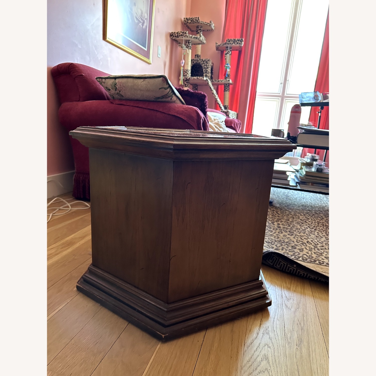 Dark Brown Side Table - image-2