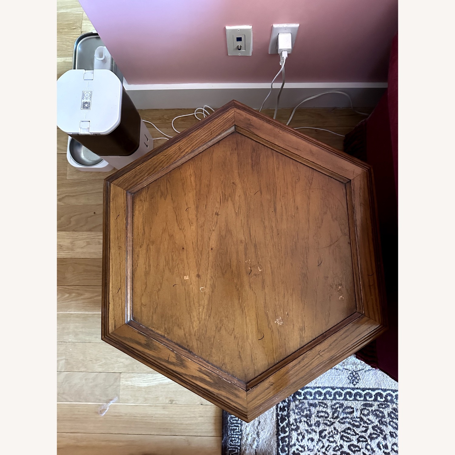 Dark Brown Side Table - image-4