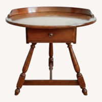 Heywood Wakefield Dark Brown Wood Coffee Table
