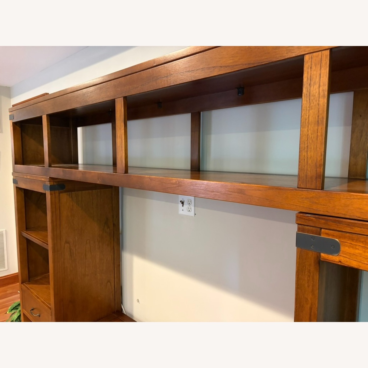 Arhaus Dark Brown Solid Wood Entertainment Center - image-4