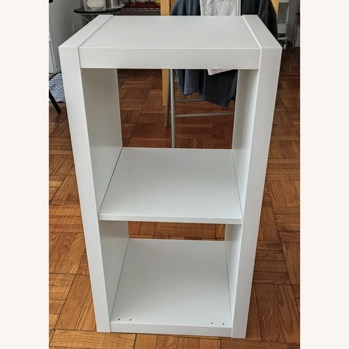Used IKEA KALLAX White Bookcase for sale on AptDeco