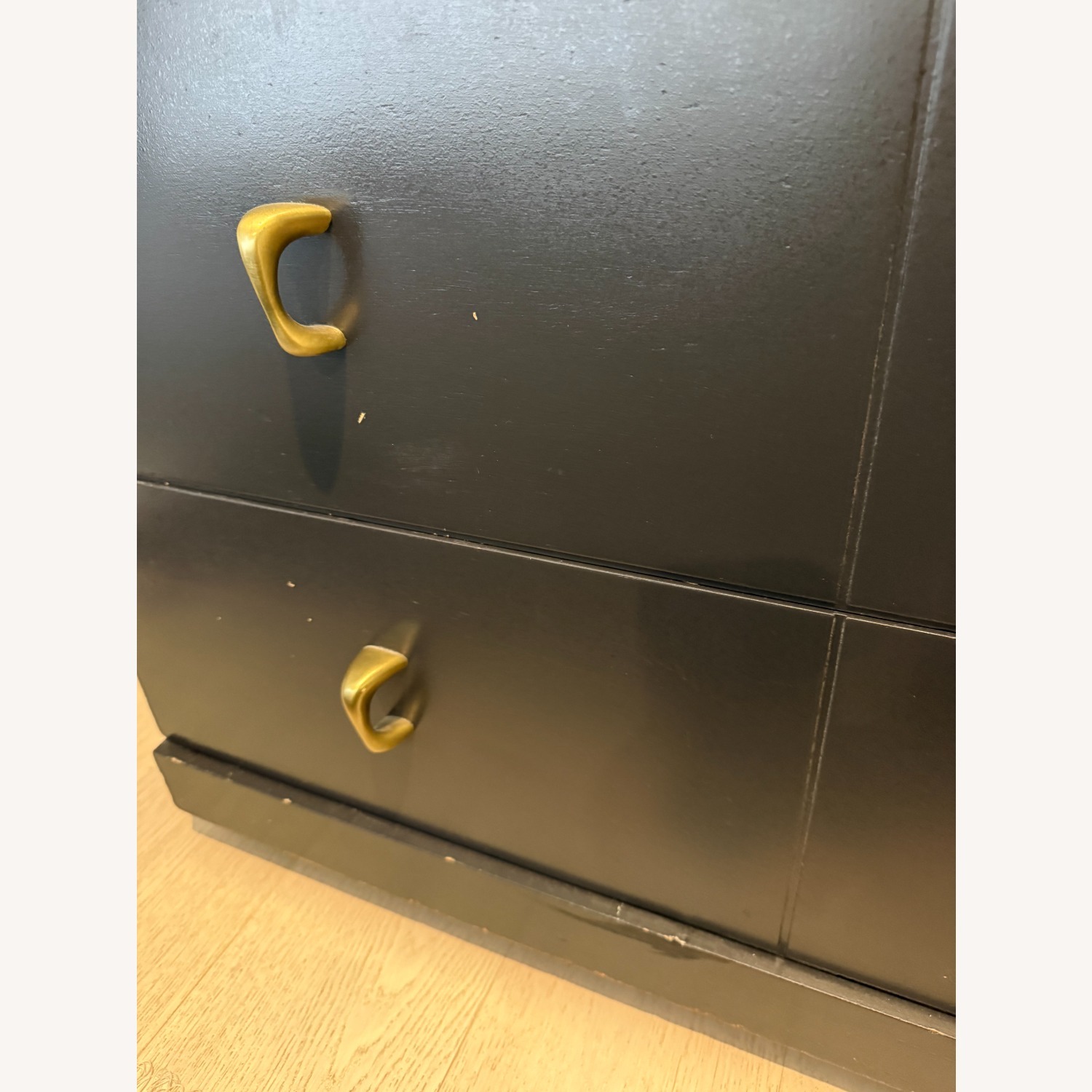 Vintage/Antique Asian Black Wood Dresser - image-4