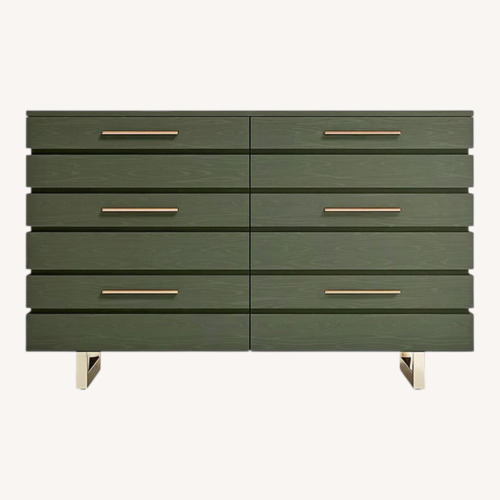 Used Crate & Kids Jewel Green Wood Dresser for sale on AptDeco