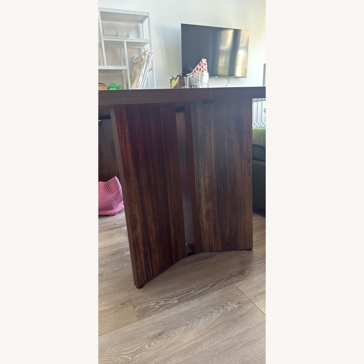 Wayfair Rahn Dark Brown Wood Dining Table - image-6