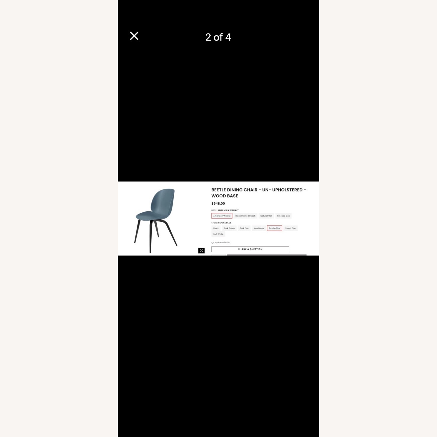  BEETLE Dining Chairs, Set of 4  - image-1