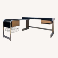 Vintage/Antique Black Metal Desk