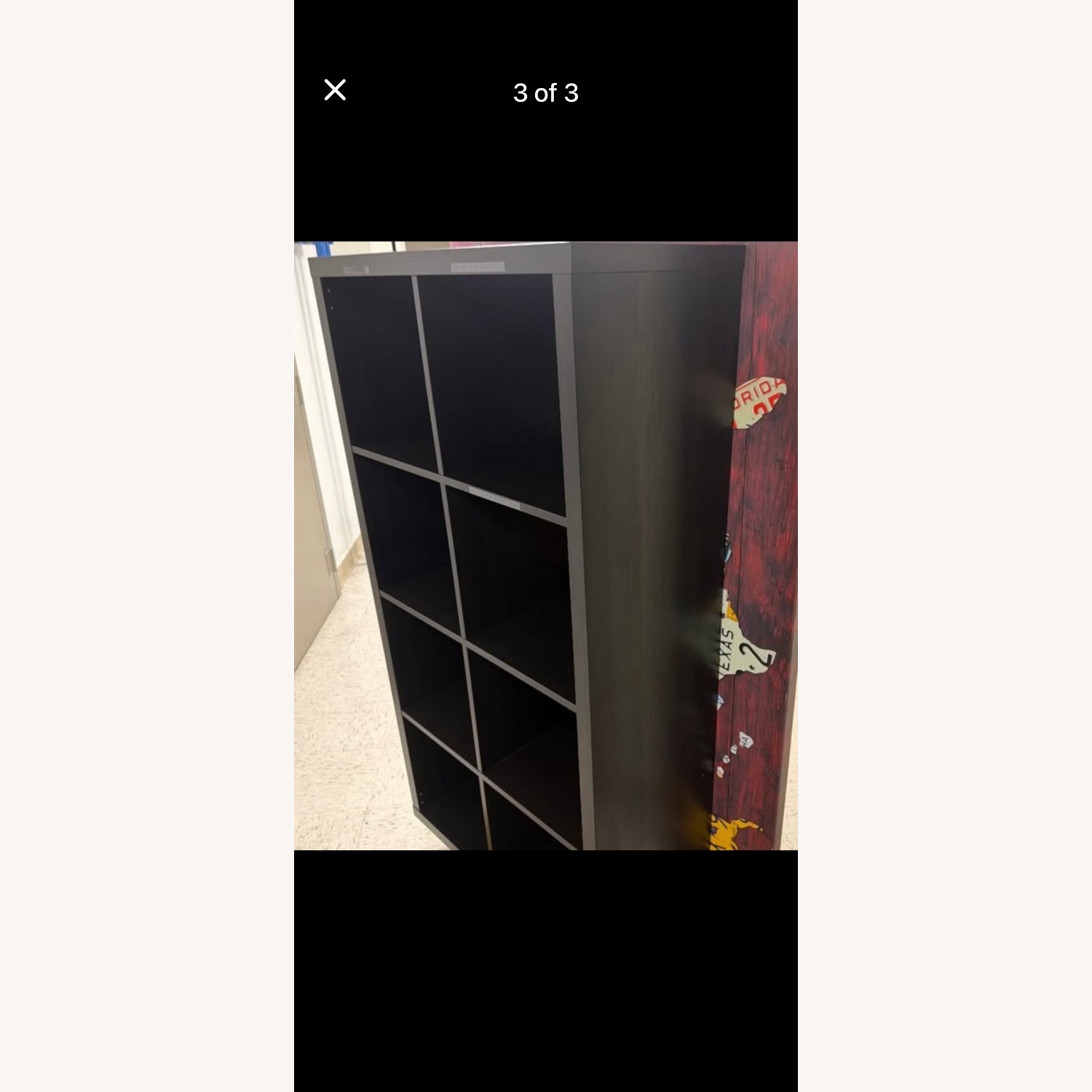 IKEA KALLAX Black Bookcase - image-3