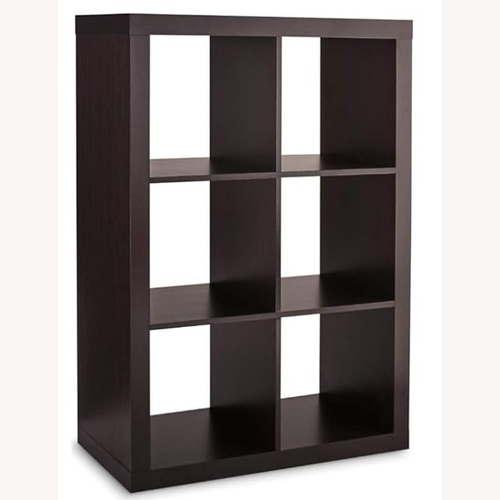 Used IKEA KALLAX Black Bookcase for sale on AptDeco