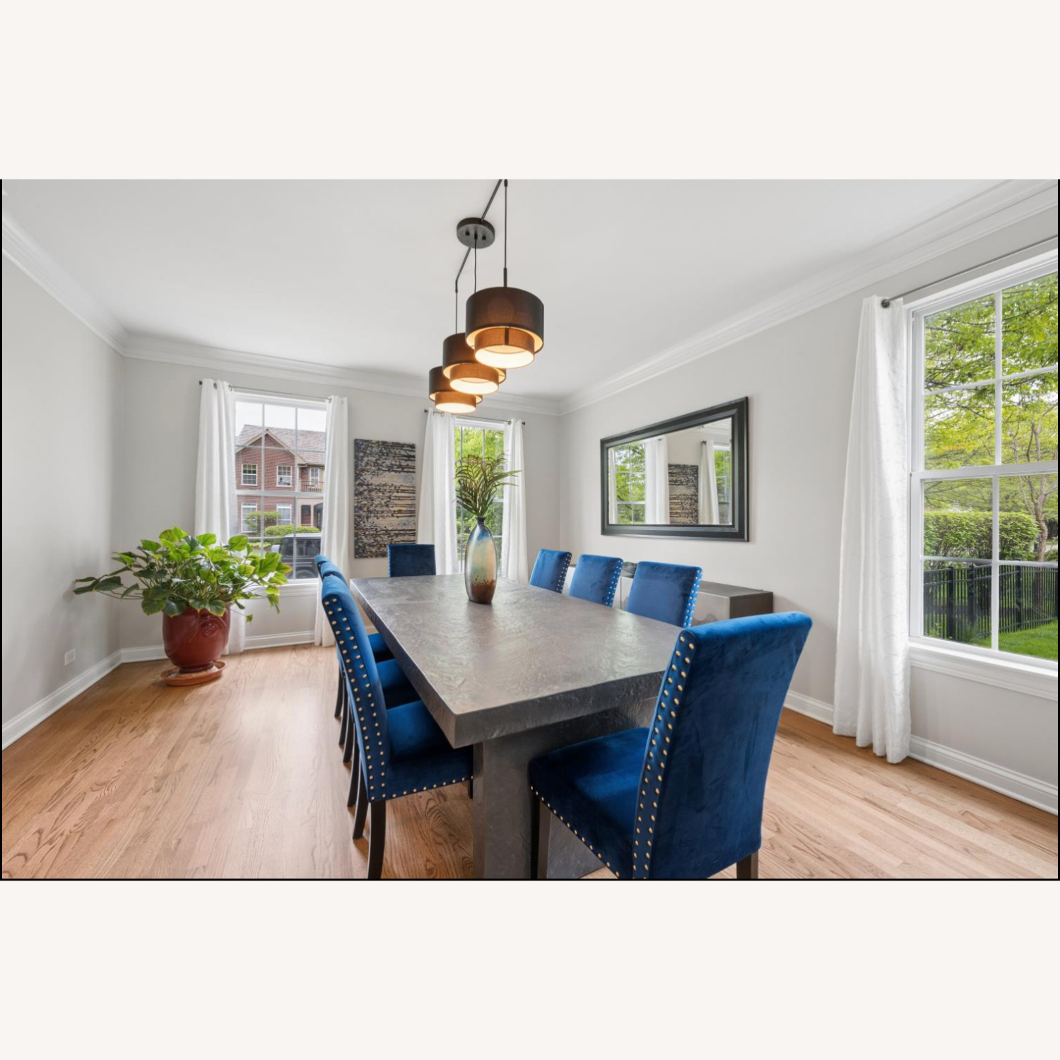 Slate 98 Concrete Dining Table (Chairs Included)  - image-1