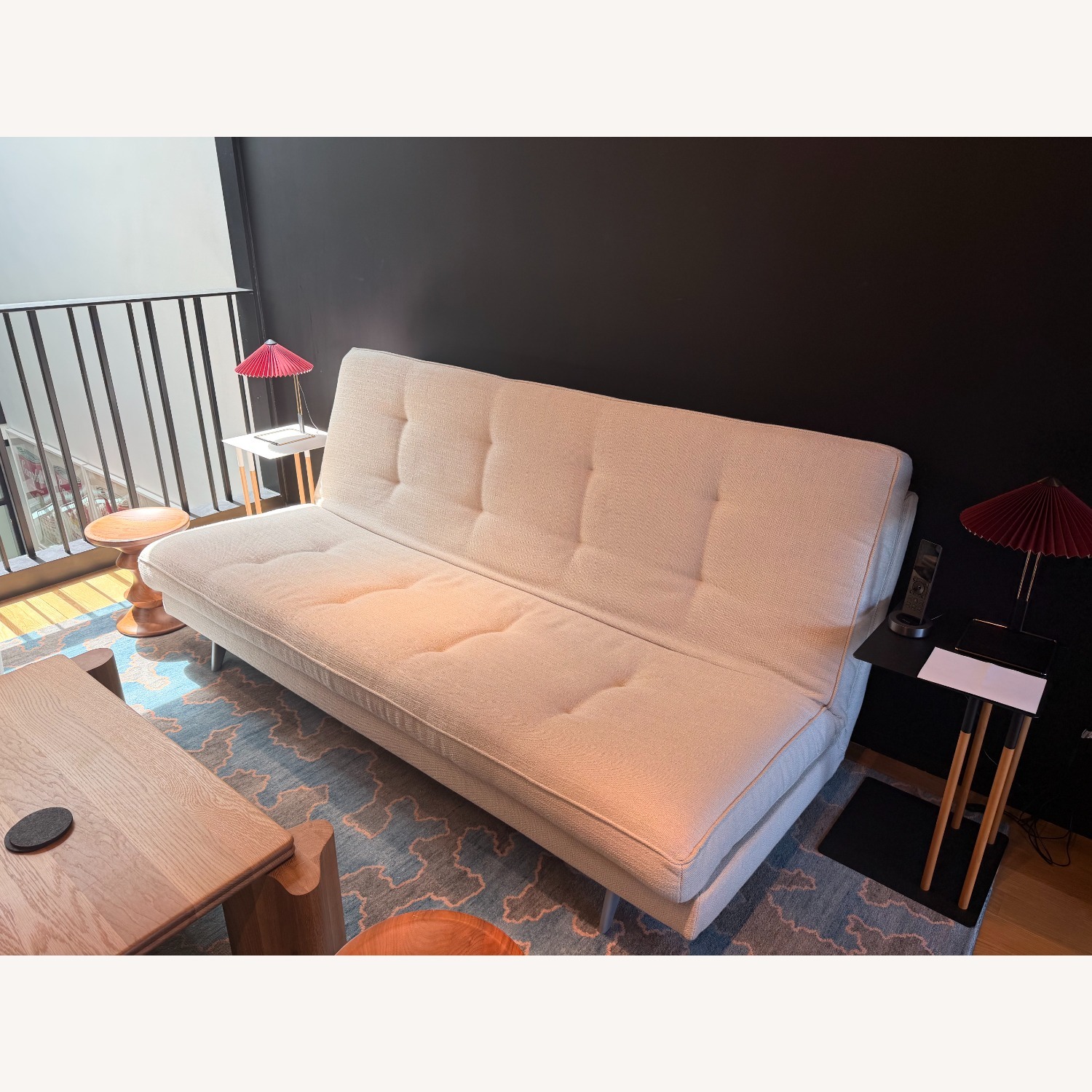 Ligne Roset Nomade-express White Fabric Futon - image-2