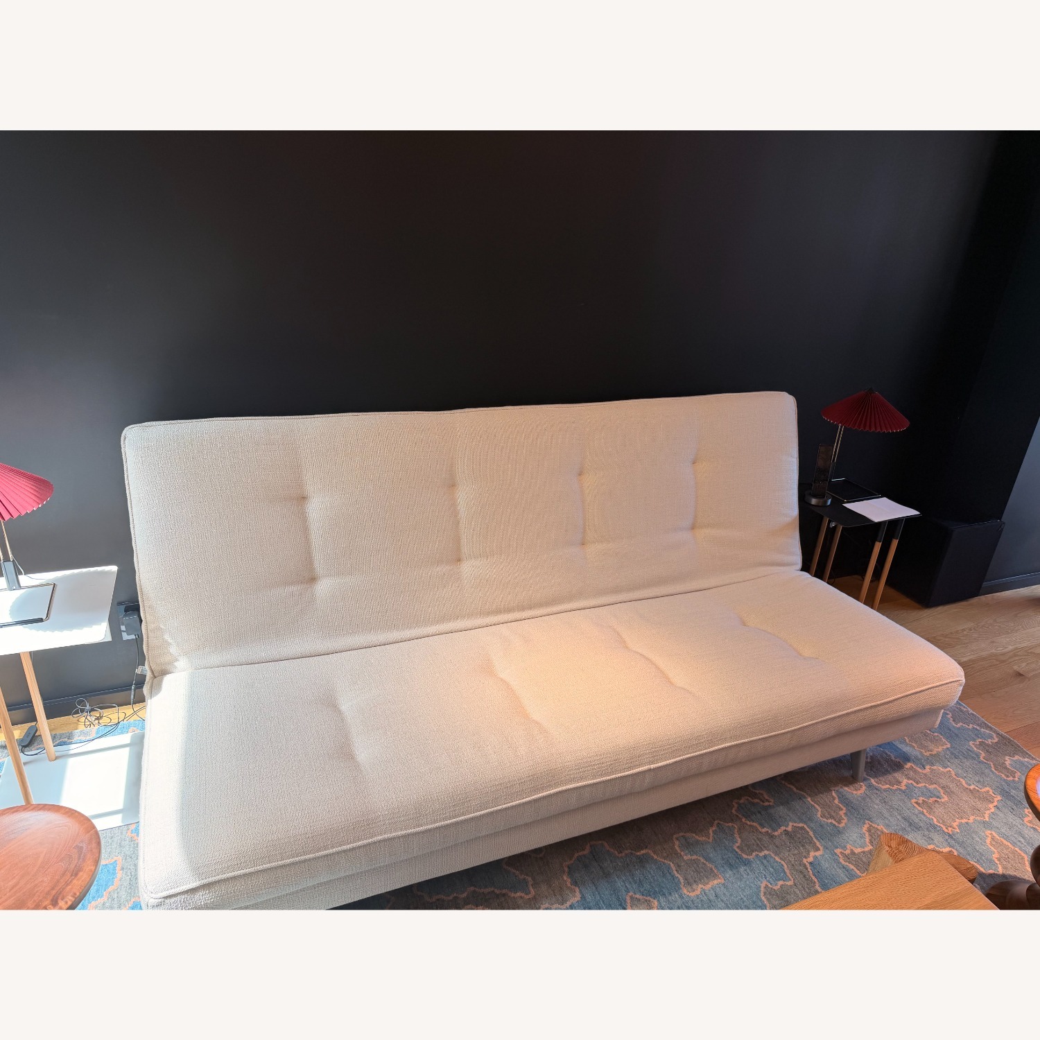 Ligne Roset Nomade-express White Fabric Futon - image-3