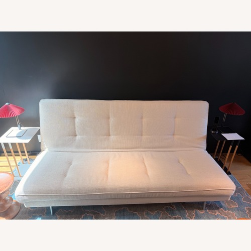 Used Ligne Roset Nomade-express White Fabric Futon for sale on AptDeco
