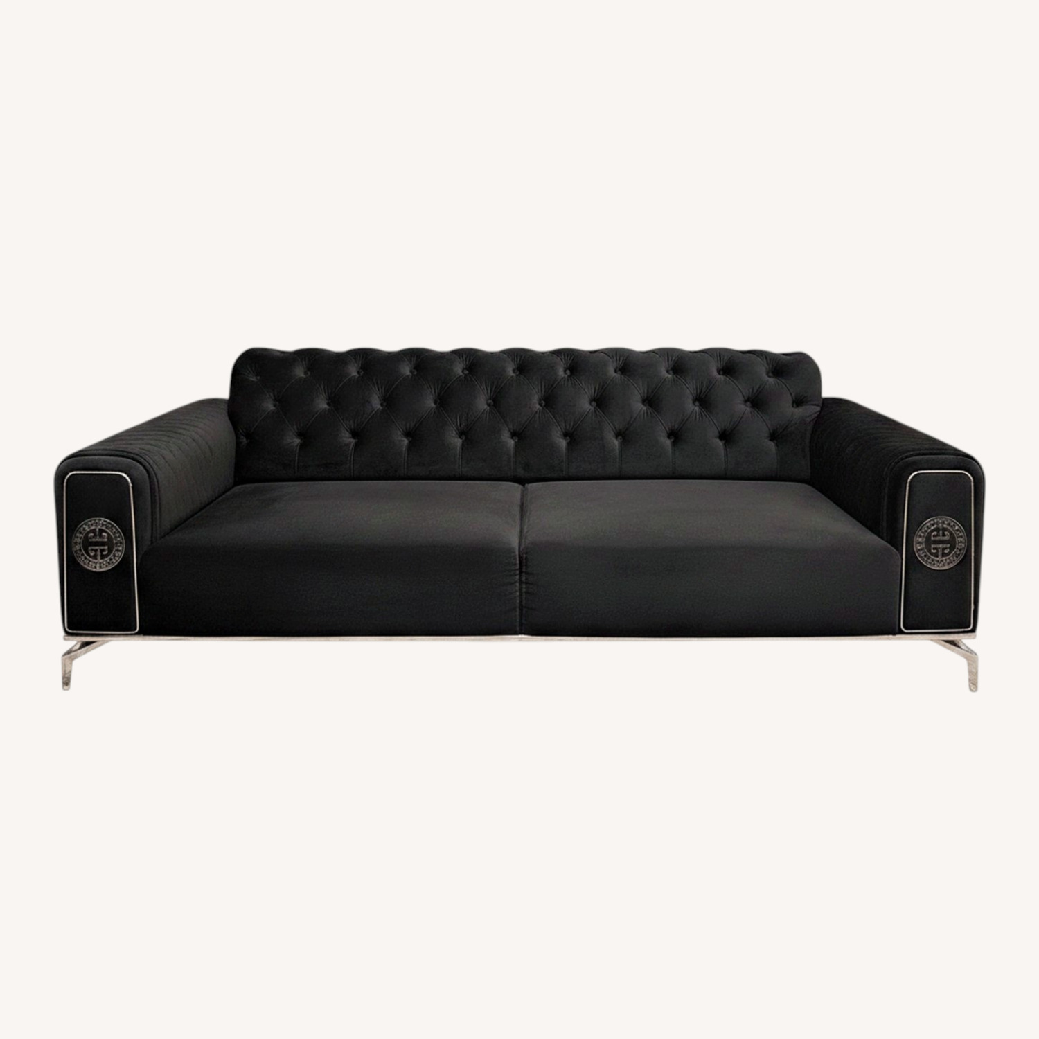 Luxury Sofa Bed - Black - image-0