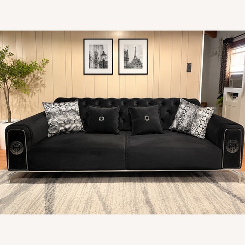 Used Luxury Sofa Bed - Black for sale on AptDeco