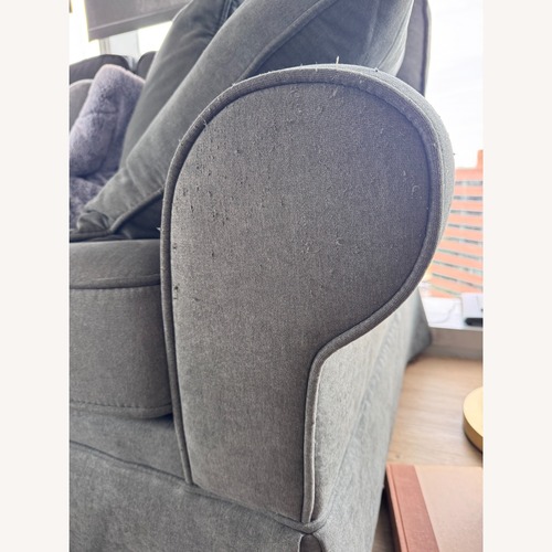 Used Bob's Discount Furniture Katie Dark Gray 3+ Seater Sofa for sale on AptDeco