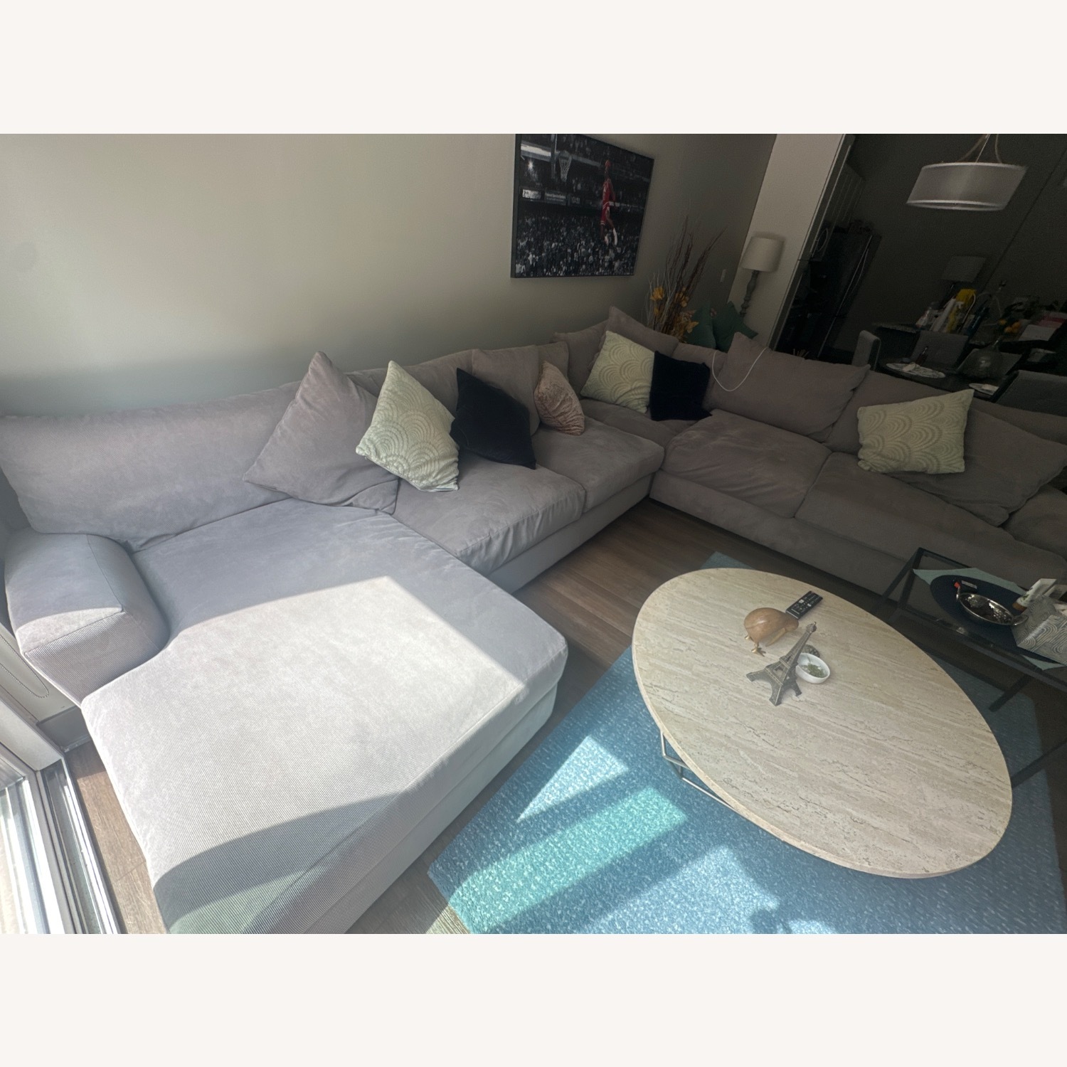 Macy's Rhyder Sofa Sectional with Chaise  - image-4