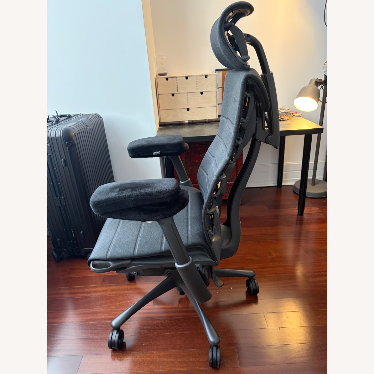 Herman Miller Black Fabric Office Chair - image-2