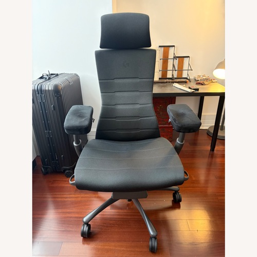 Used Herman Miller Black Fabric Office Chair for sale on AptDeco
