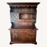 Ethan Allen Dark Brown Wood Sideboard