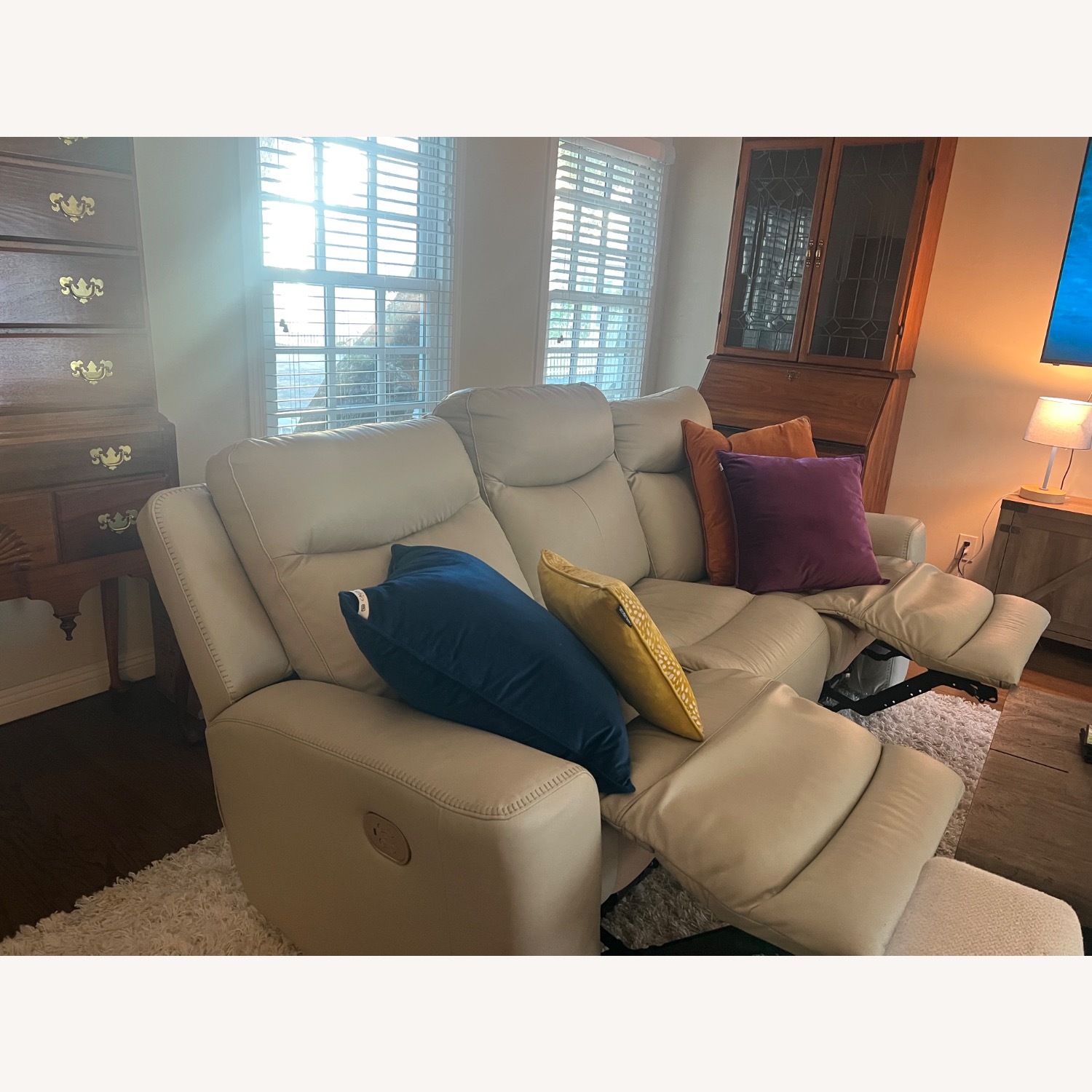 Ashley Furniture Leather Couch - image-3