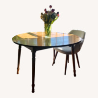 Ethan Allen Light Brown Wood Dining Table