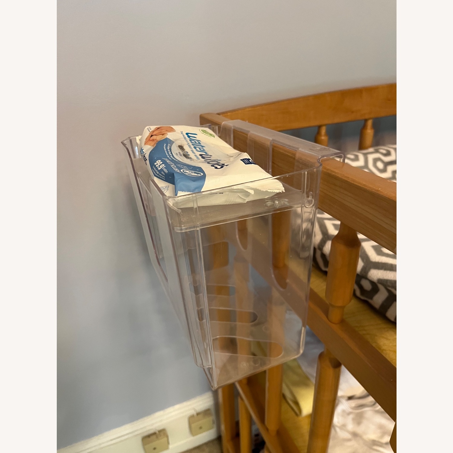 Natural Wood Changing Table - image-3