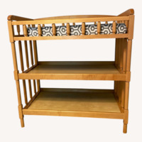 Natural Wood Changing Table