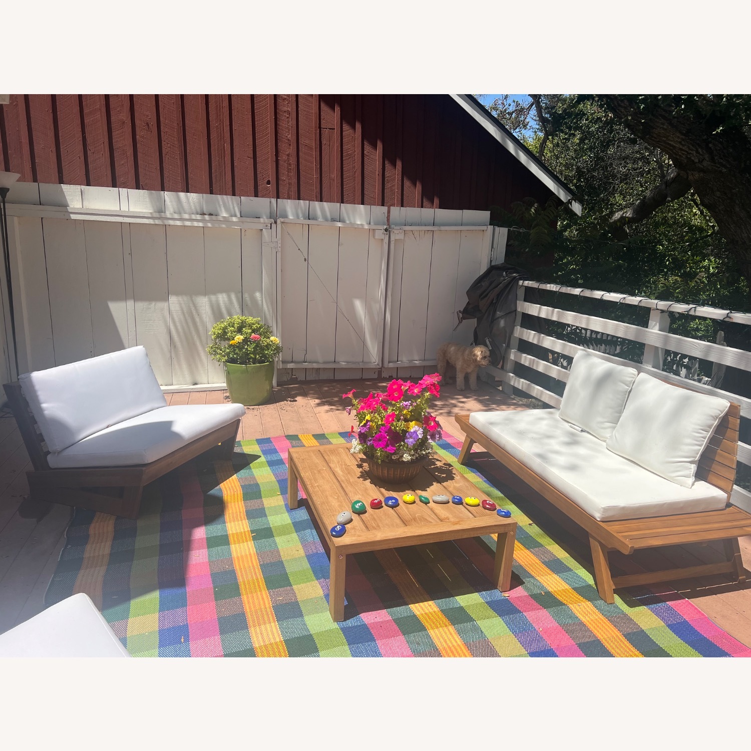Addison Grace Home Decor White Patio Furniture - image-2
